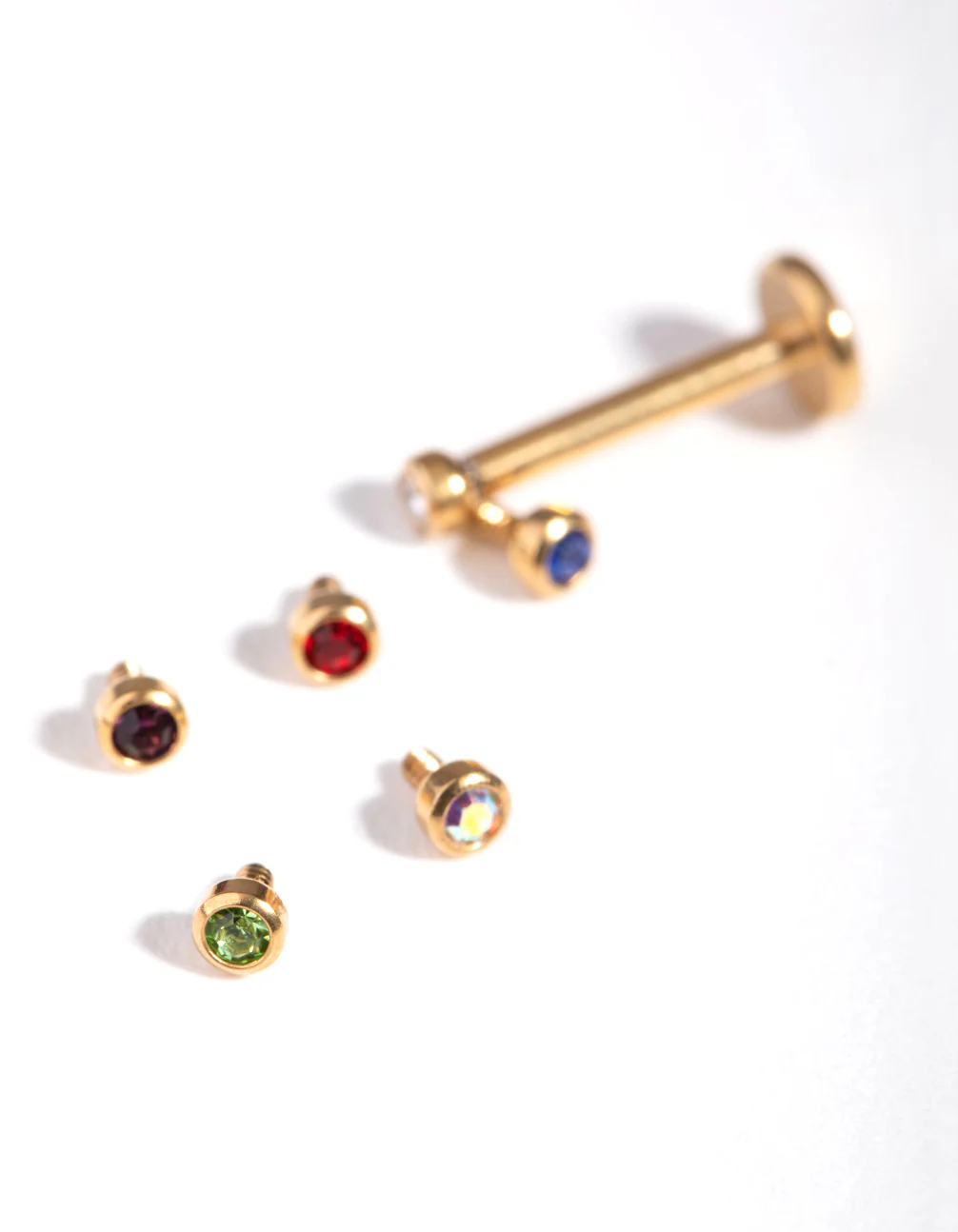 Gold Classic Gem Flat Back 6-Pack - Image 2