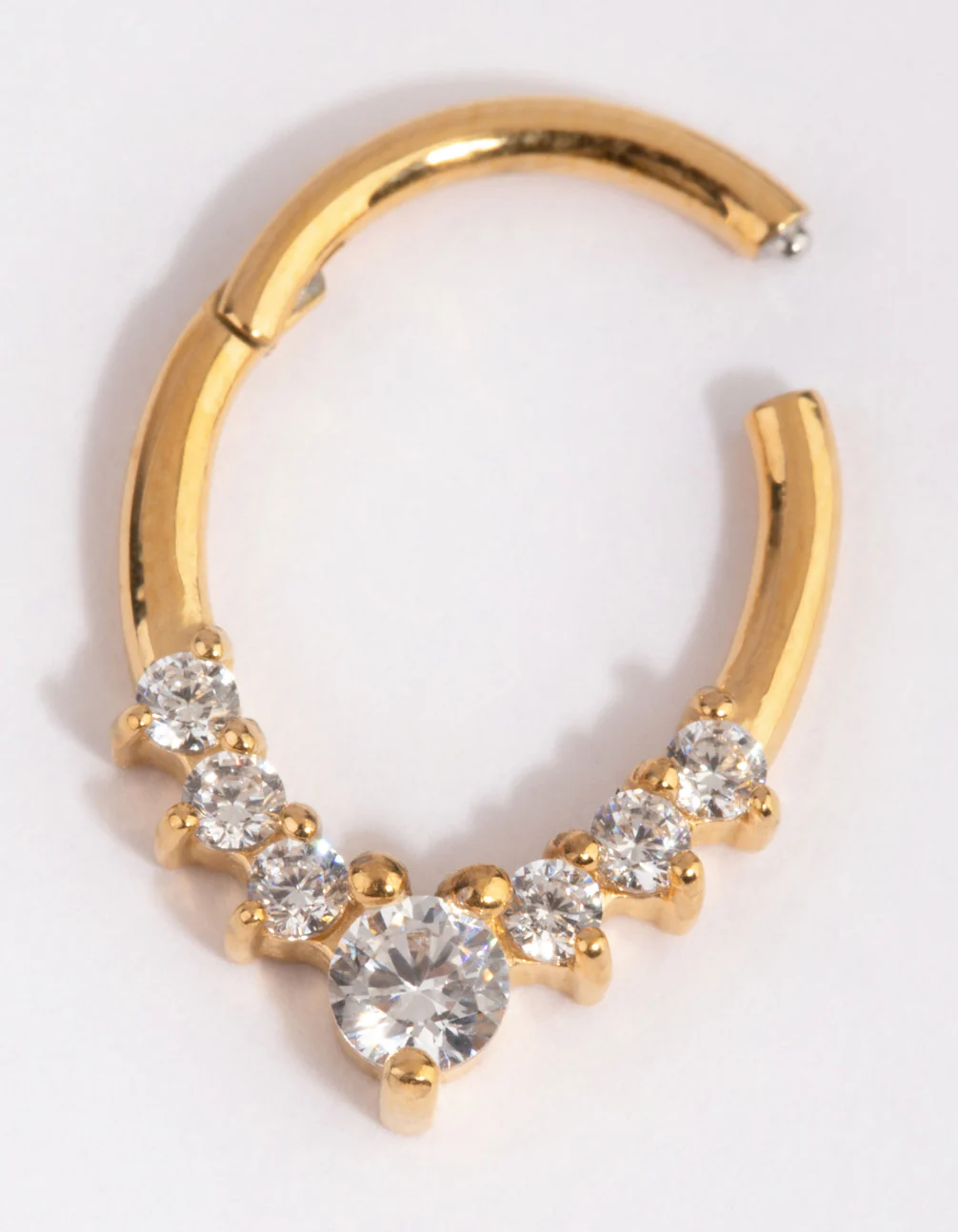 Gold Surgical Steel Crystal Clicker - Image 2