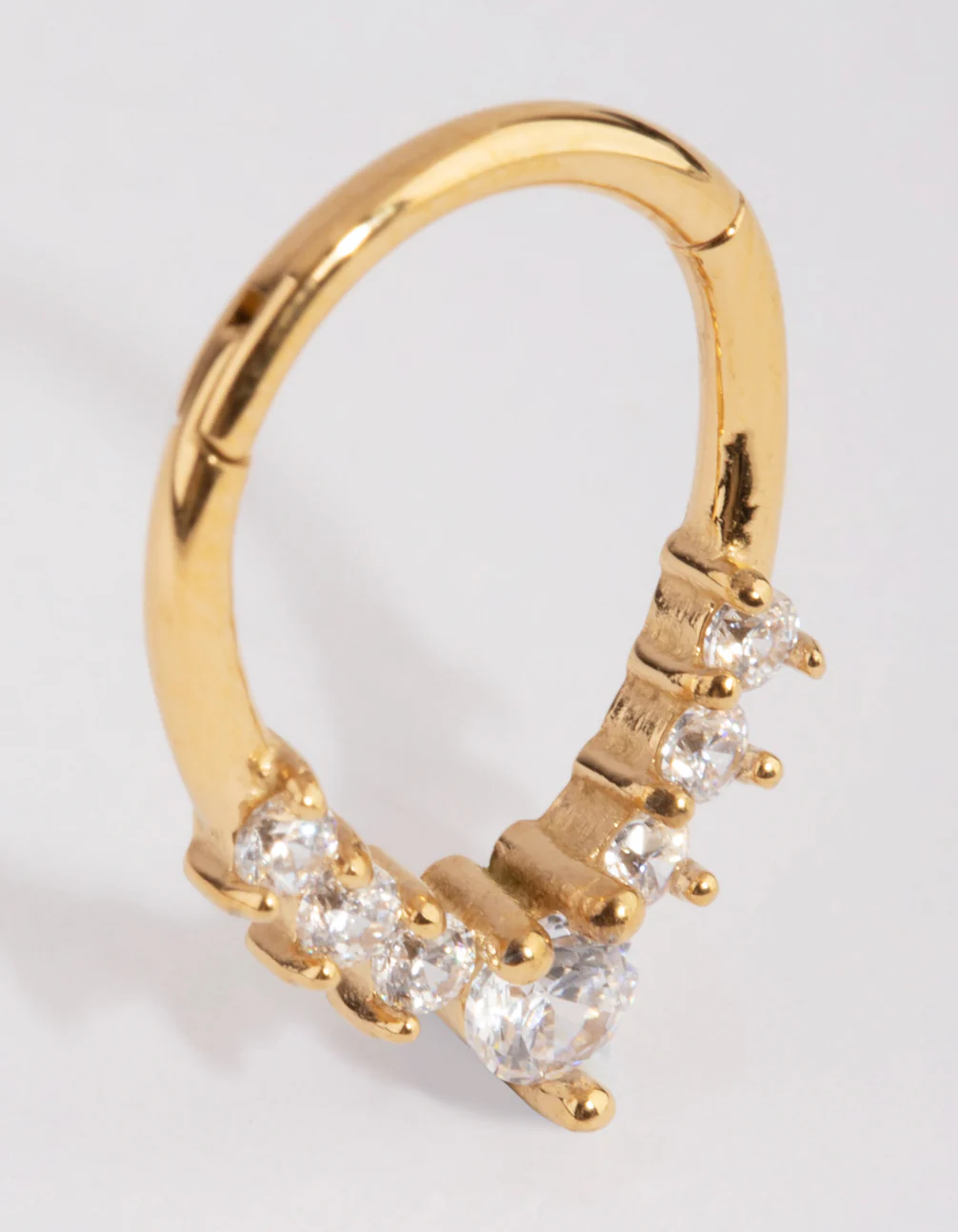 Gold Surgical Steel Crystal Clicker - Image 3