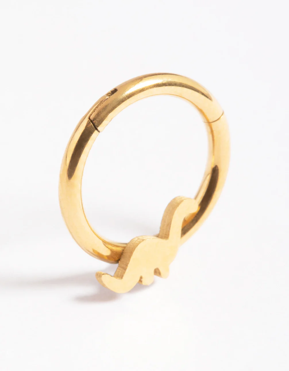 Gold Plated Surgical Steel Dino Clicker - Image 3