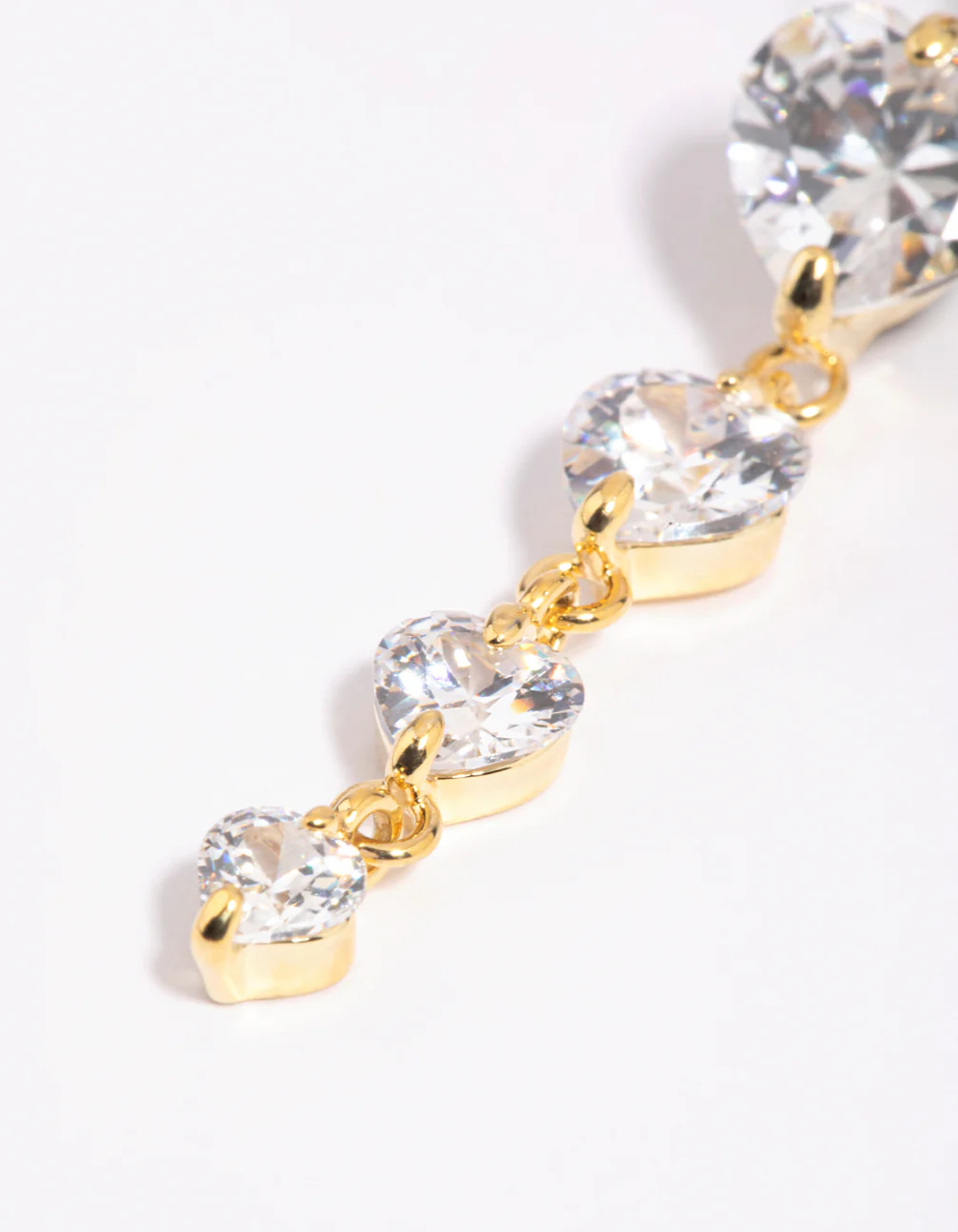 Gold Plated Surgical Steel Heart Belly Bar - Image 3