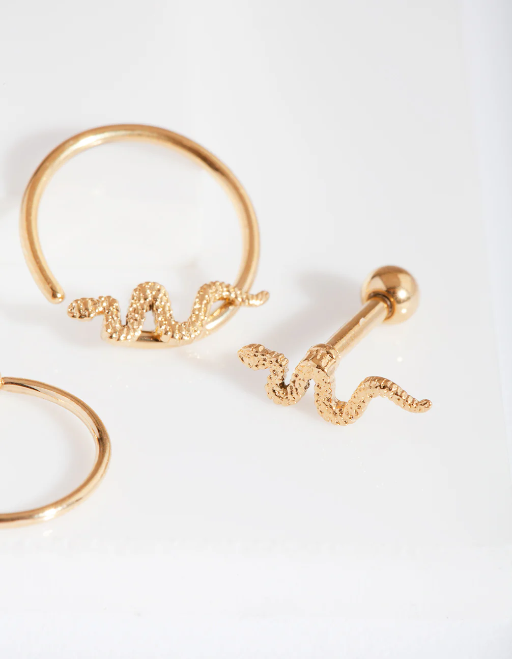 Gold Snake Earring Pack - Image 4