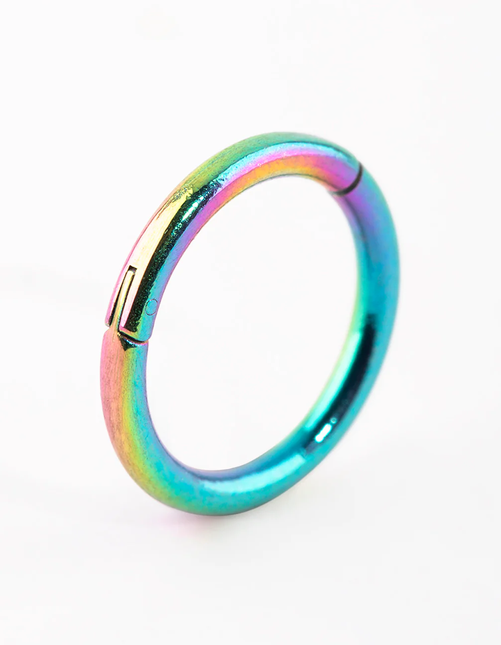 Mixed Surgical Steel Rainbow Clicker - Image 2