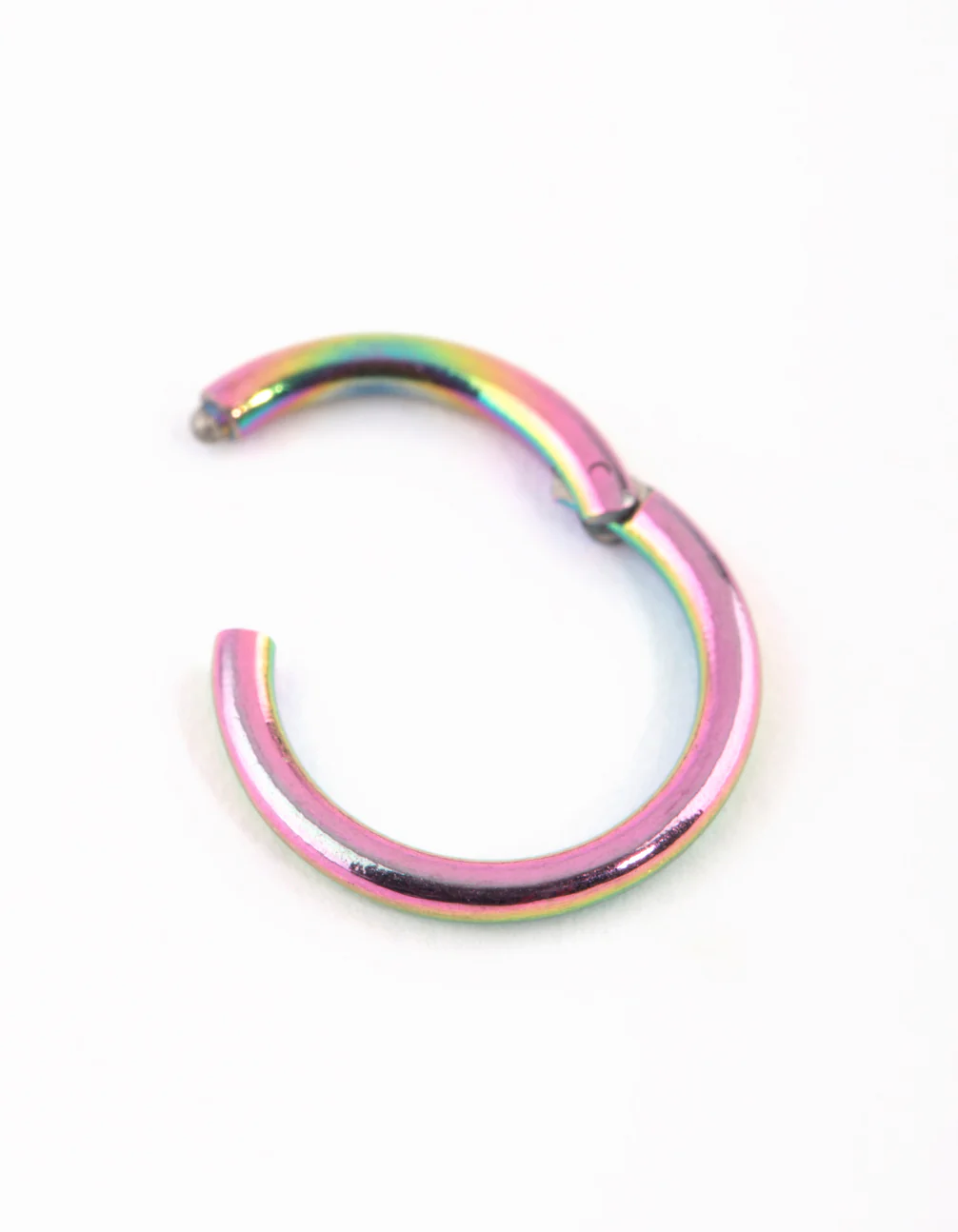 Mixed Surgical Steel Rainbow Clicker - Image 3