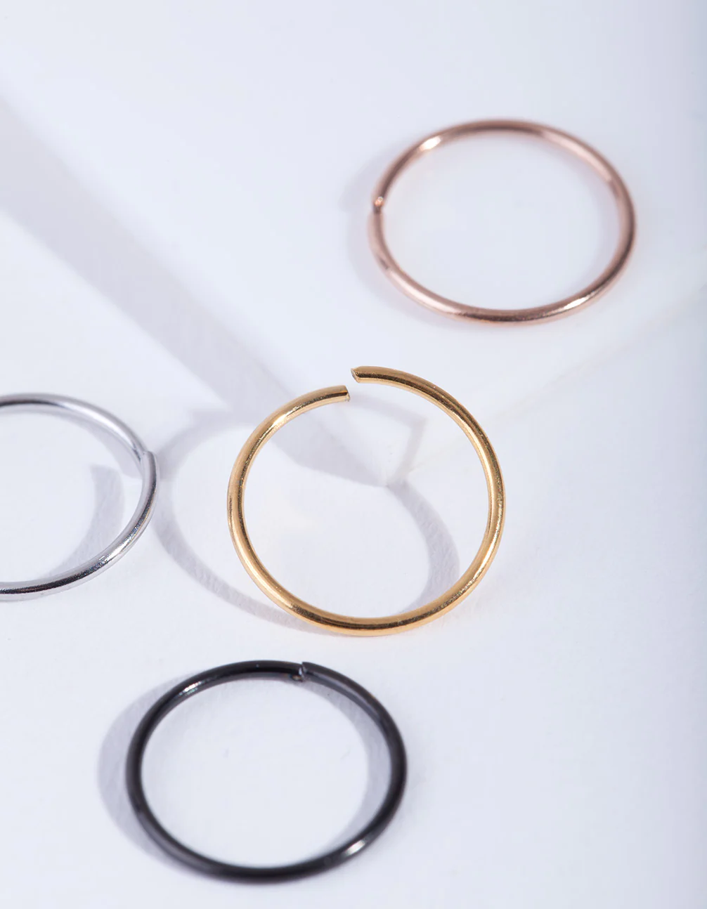Mixed Metal Classic Nose Ring Pack - Image 2