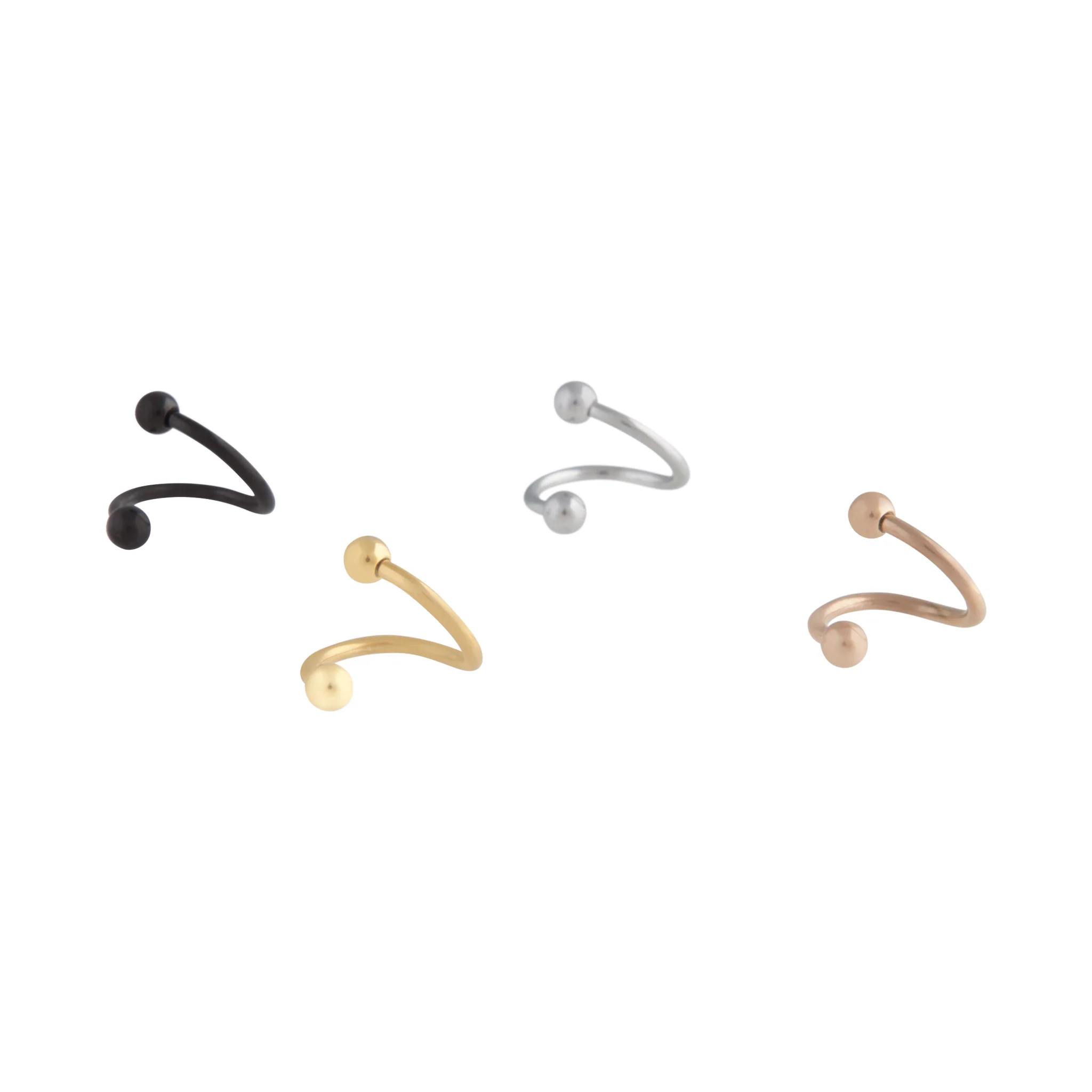 Mixed Metals Twist Earring 4-Pack - Image 3