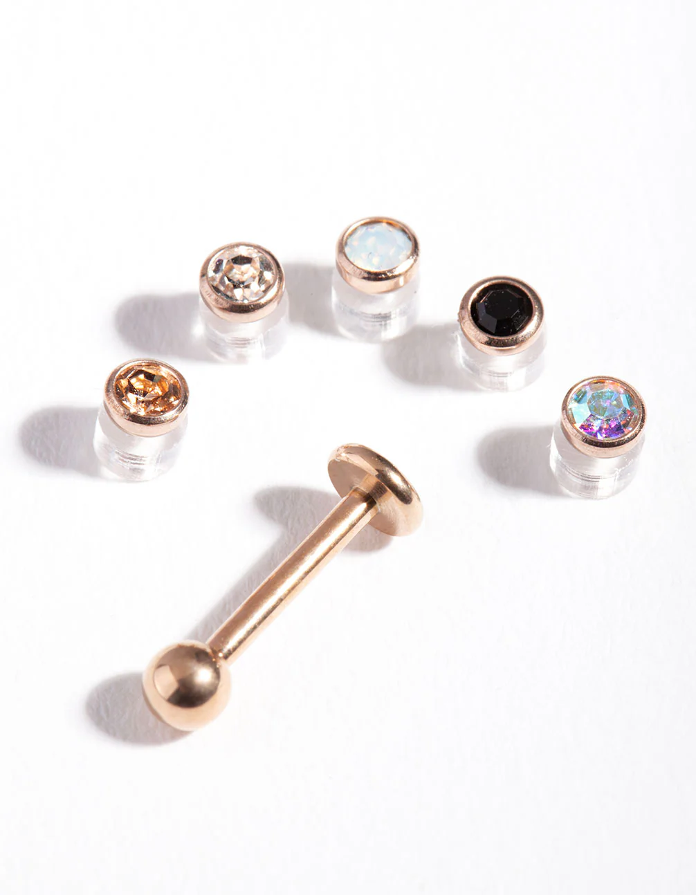 Rose Gold Surgical Steel Mix Match Flat Back - Image 2