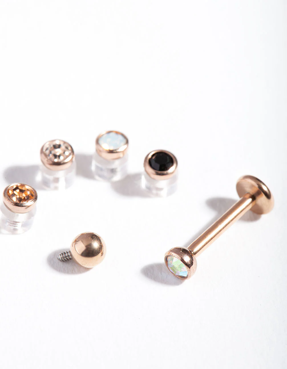 Rose Gold Surgical Steel Mix Match Flat Back - Image 3