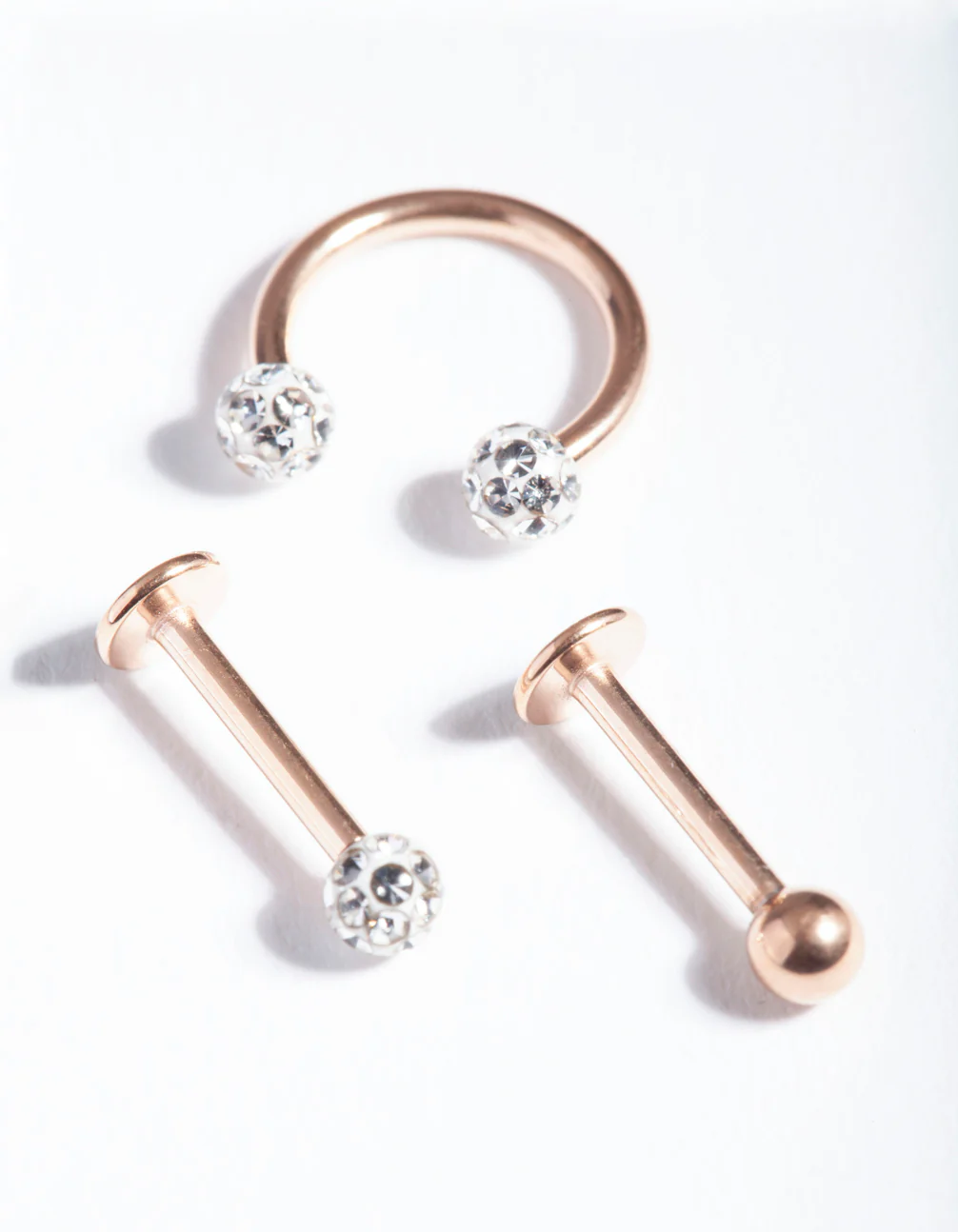 Rose Gold Surgical Steel Disco Flat Back Pack - Image 2