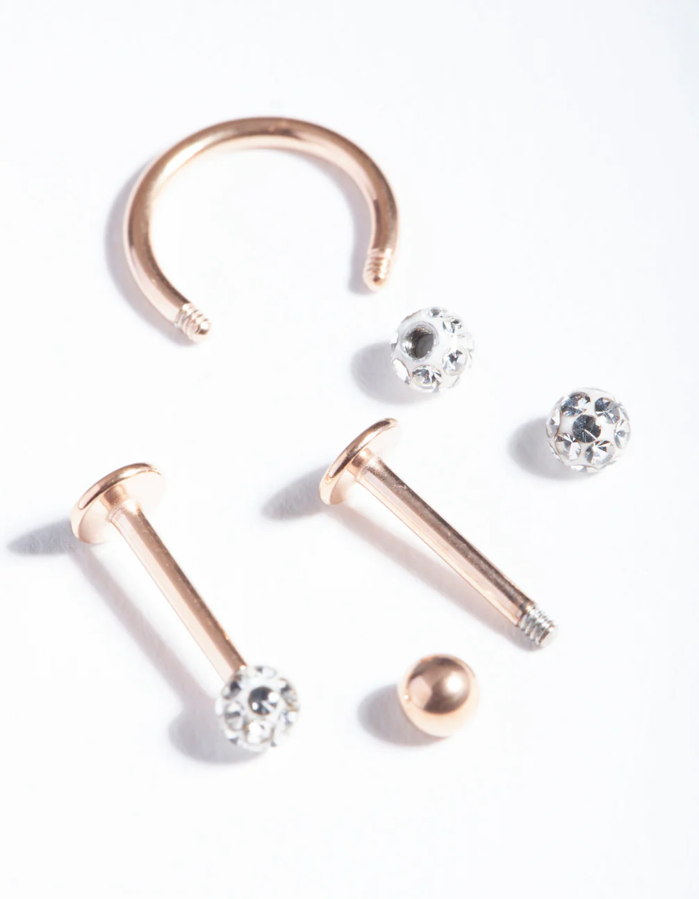 Rose Gold Surgical Steel Disco Flat Back Pack - Image 3