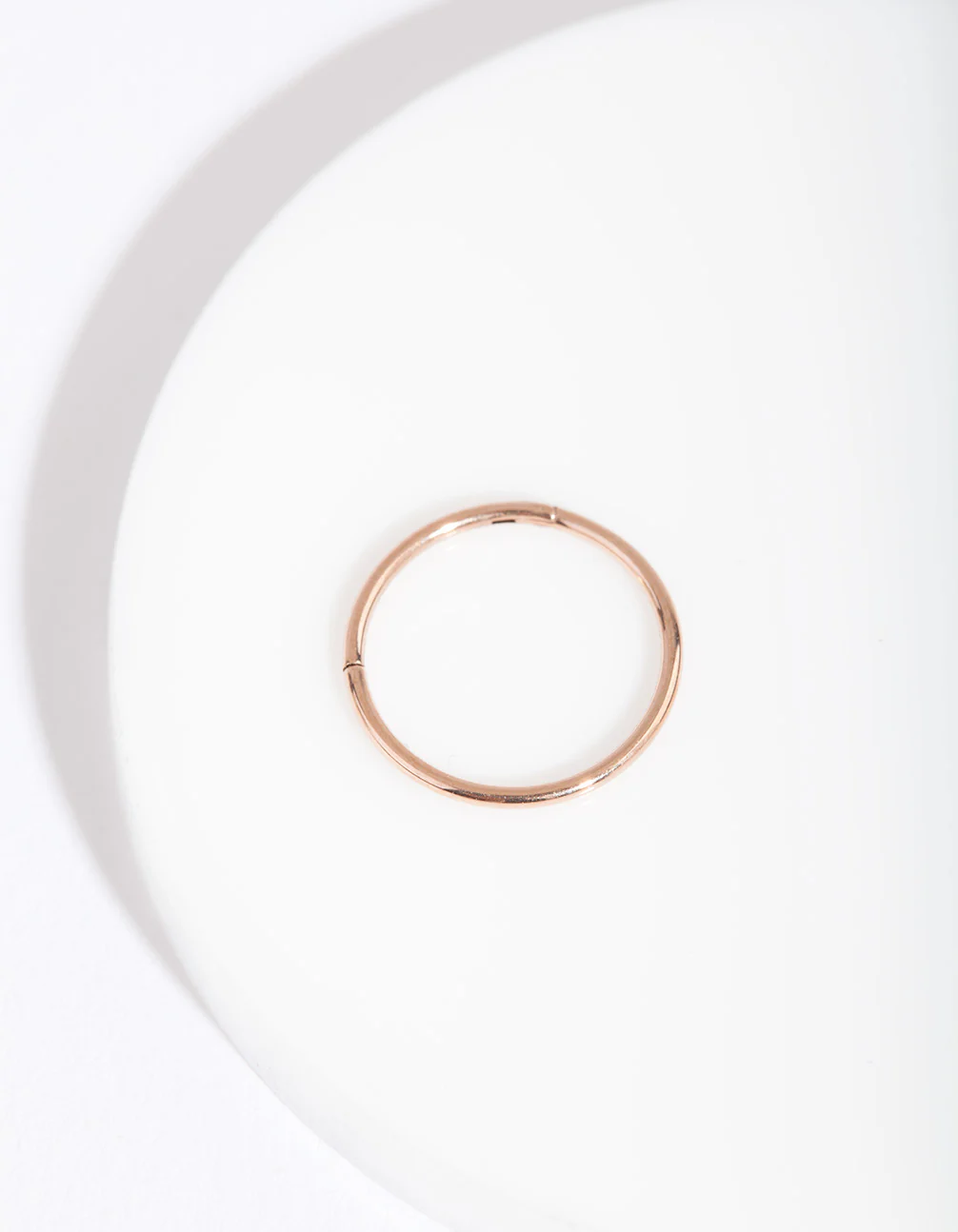 Rose Gold 10mm Fine Clicker Earring - Image 2