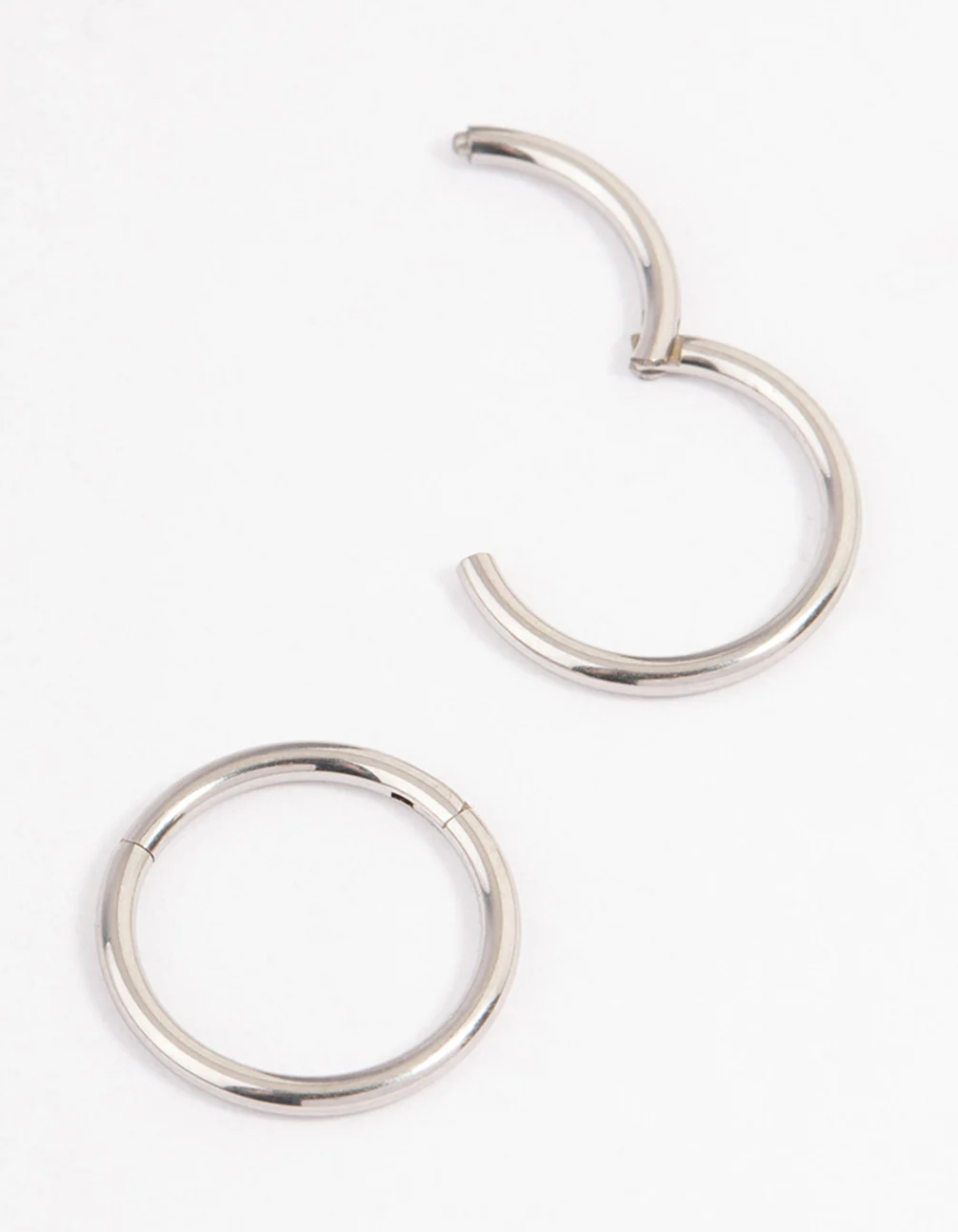 Surgical Steel Sleeper Earrings 10mm - Image 2