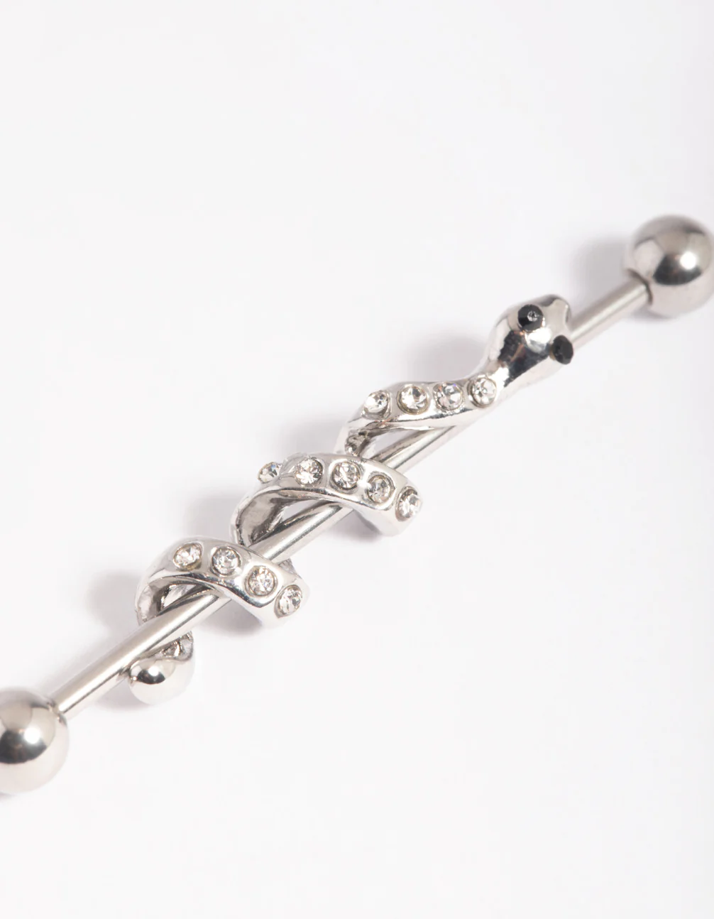 Surgical Steel Snake Barbell Studs - Image 2