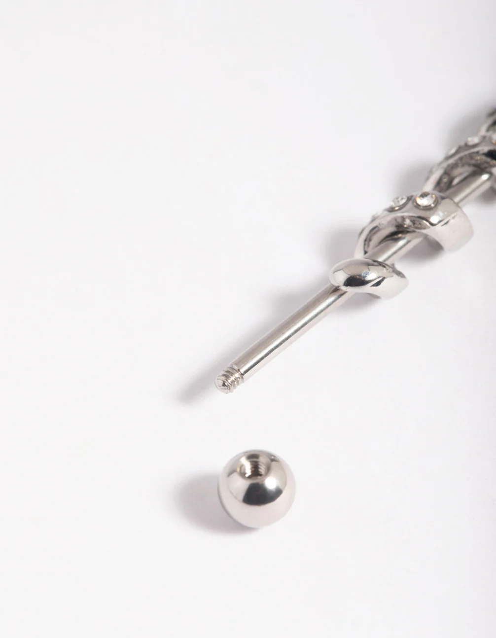 Surgical Steel Snake Barbell Studs - Image 3