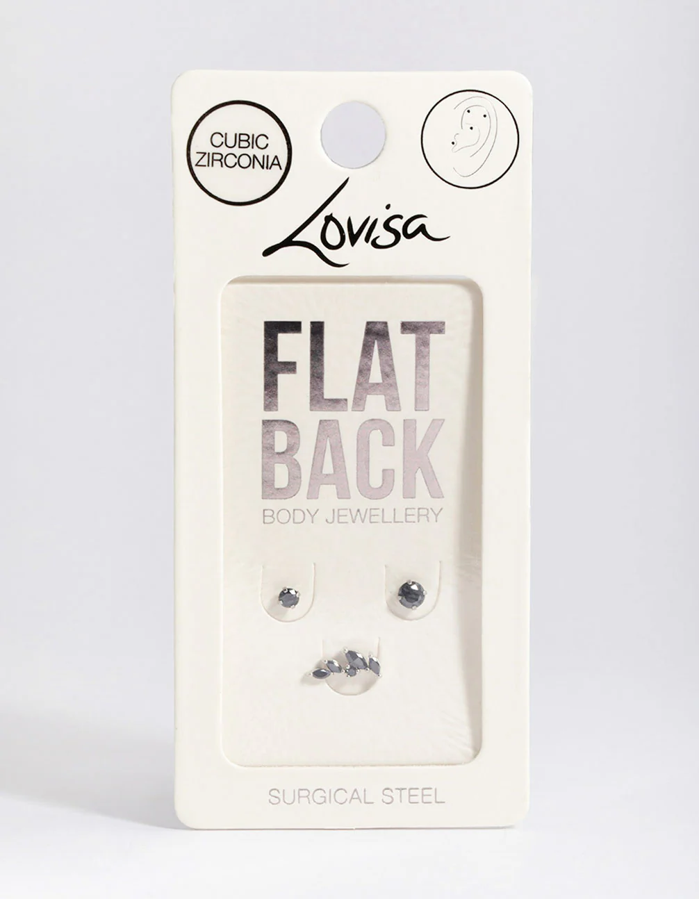 Surgical Steel Stud & Vine Flat Back Pack - Image 4