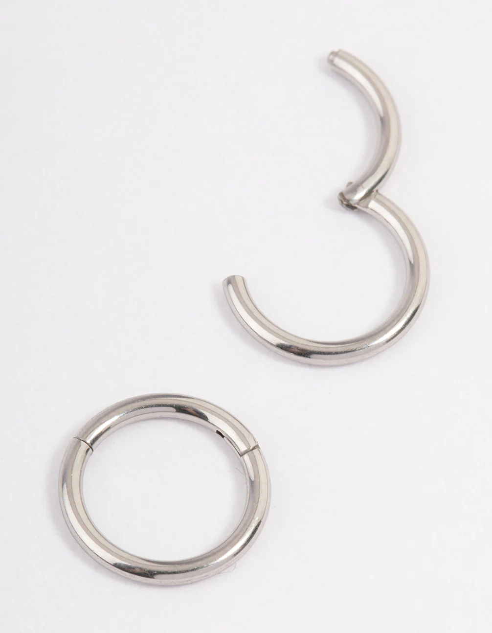 Surgical Steel Sleeper Earrings 8mm - Image 2