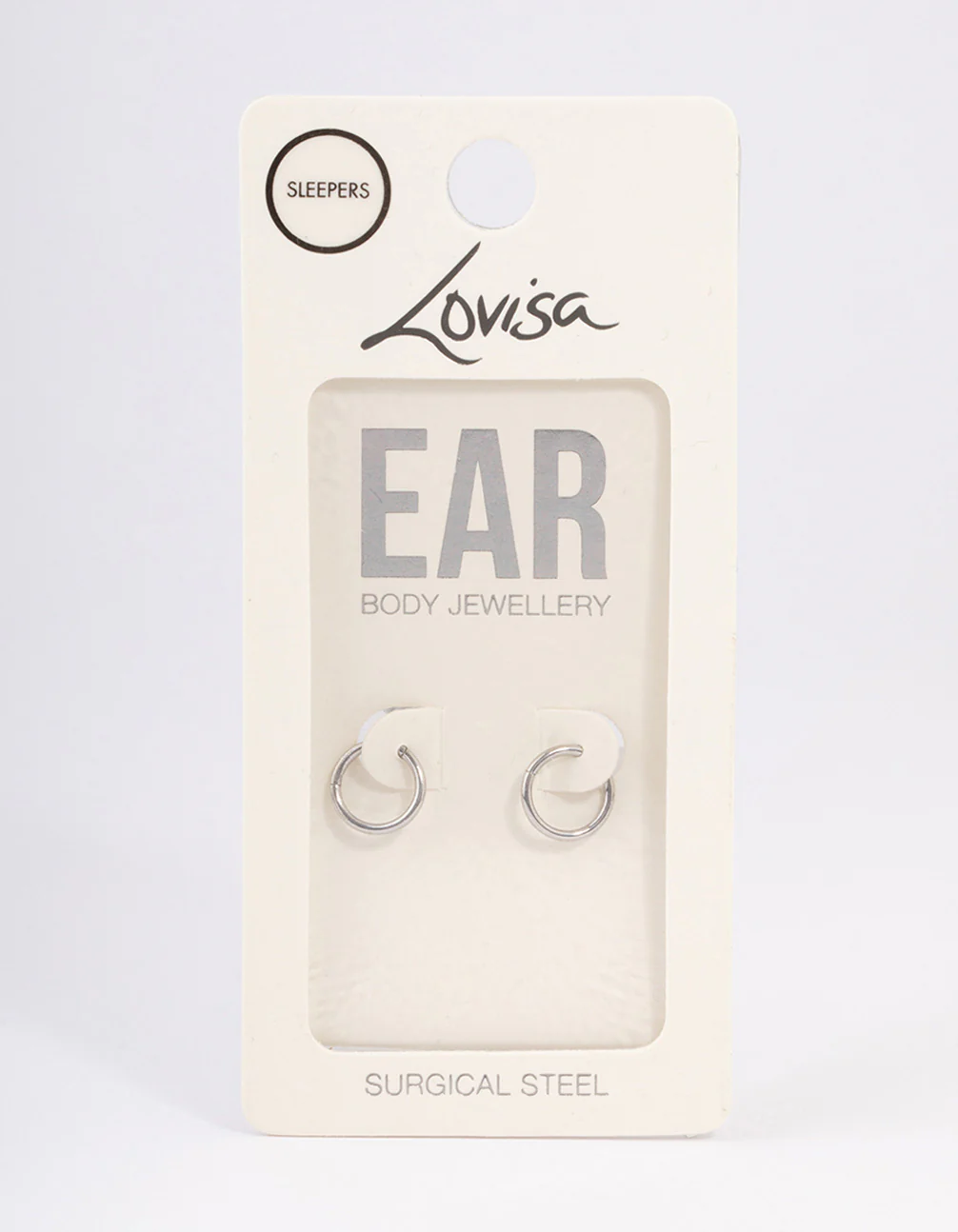 Surgical Steel Sleeper Earrings 8mm - Image 3