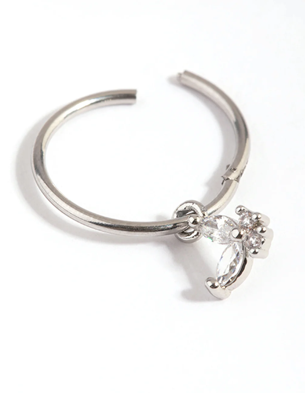 Surgical Steel Butterfly Clicker Ring - Image 2