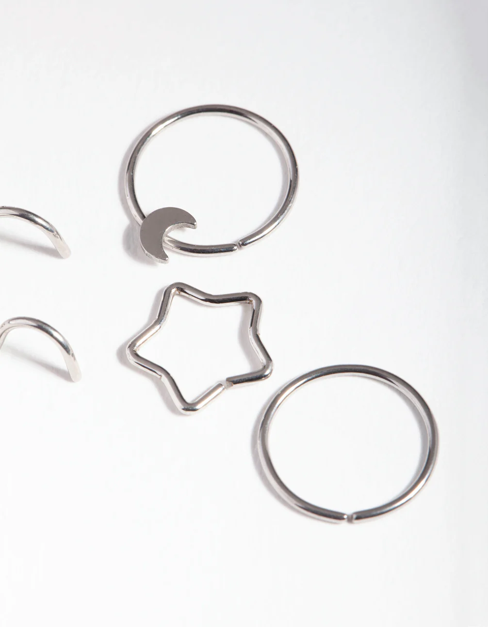 Surgical Steel Celestial Nose Jewellery 6-Pack - Image 3