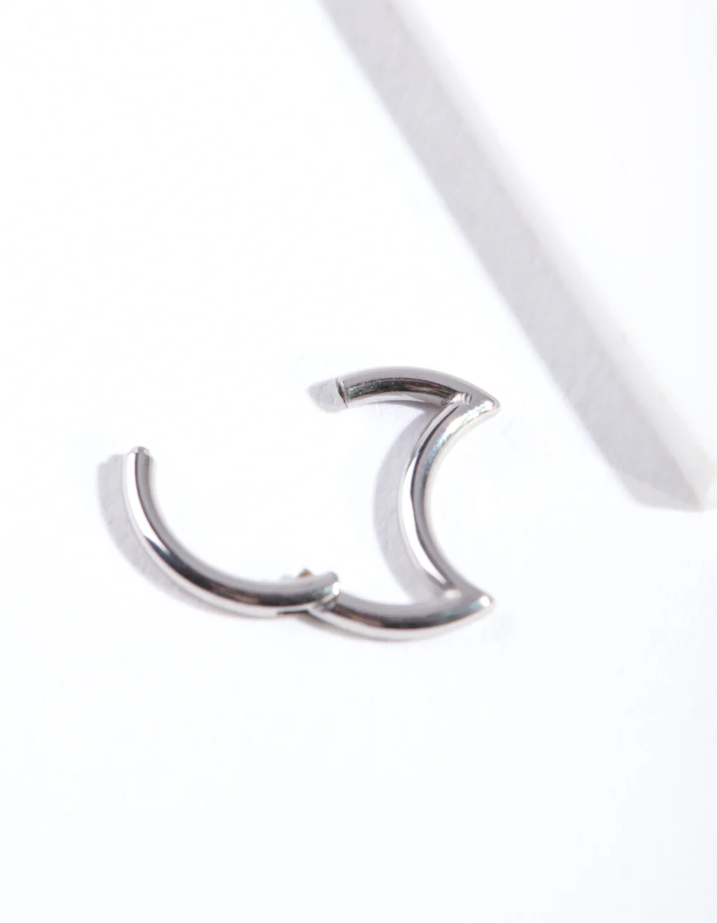 Surgical Steel Crescent Moon Clicker - Image 2