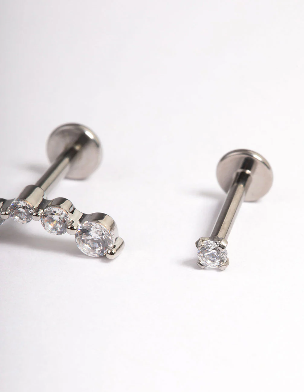 Surgical Steel Cubic Zirconia Crawler Flat Back Pack - Image 3