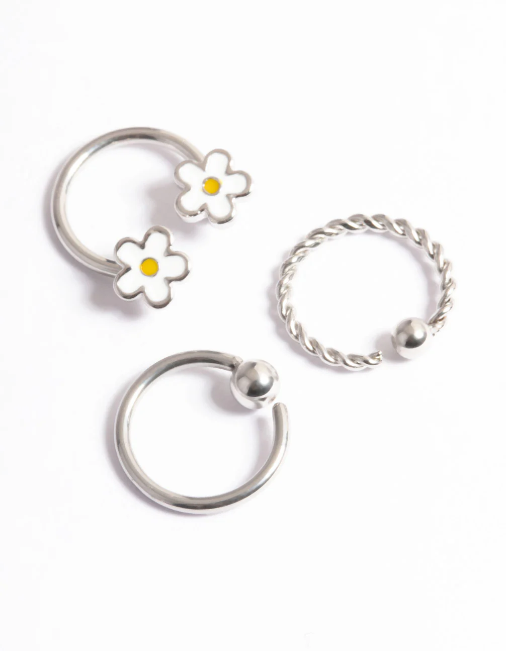 Surgical Steel Daisy Earrings Pack - Image 3