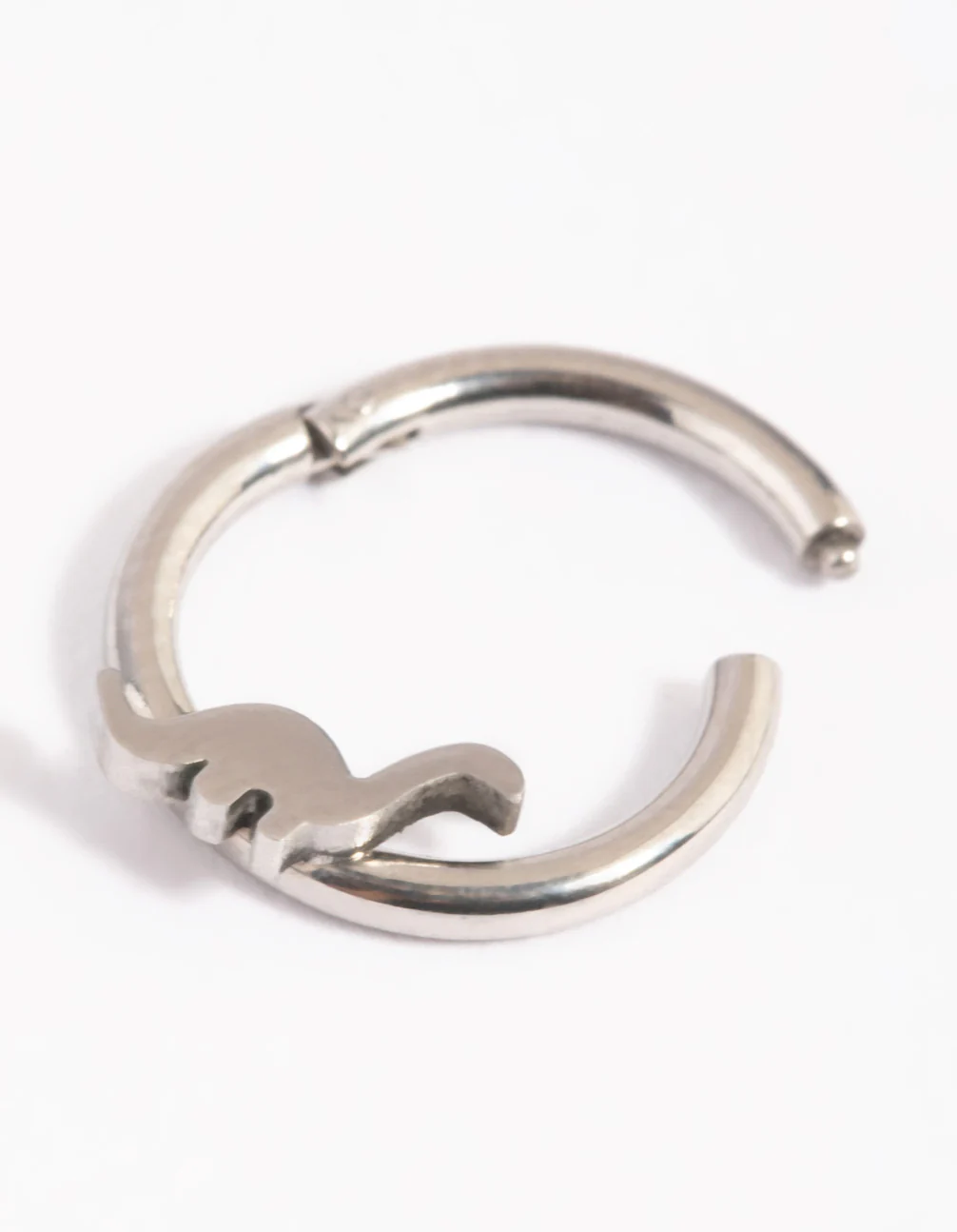 Surgical Steel Dinosaur Clicker Ring - Image 2