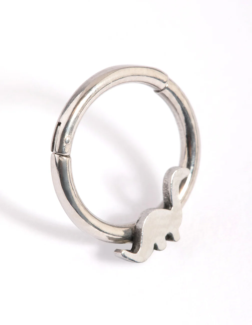 Surgical Steel Dinosaur Clicker Ring - Image 3