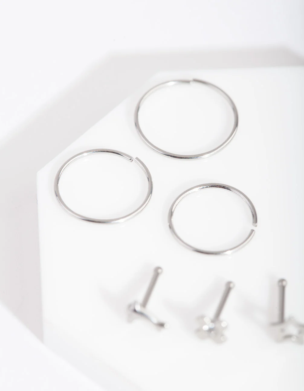 Surgical Steel Dolphin Motif Nose Piercing 6-Pack - Image 3