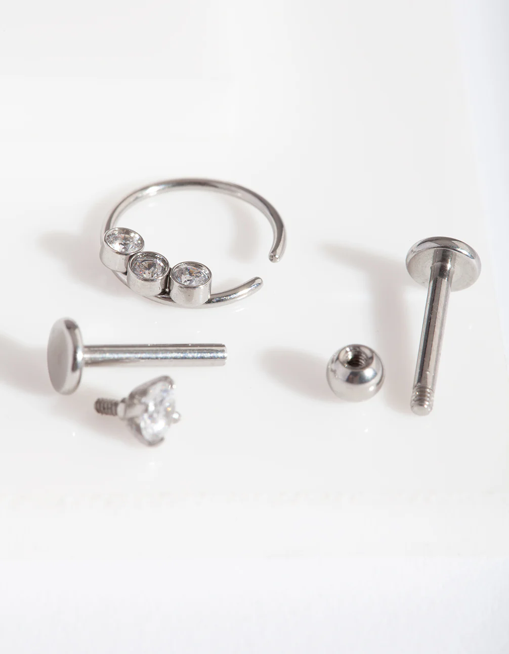 Surgical Steel Diamante Flat Back Body Jewellery Pack - Image 2