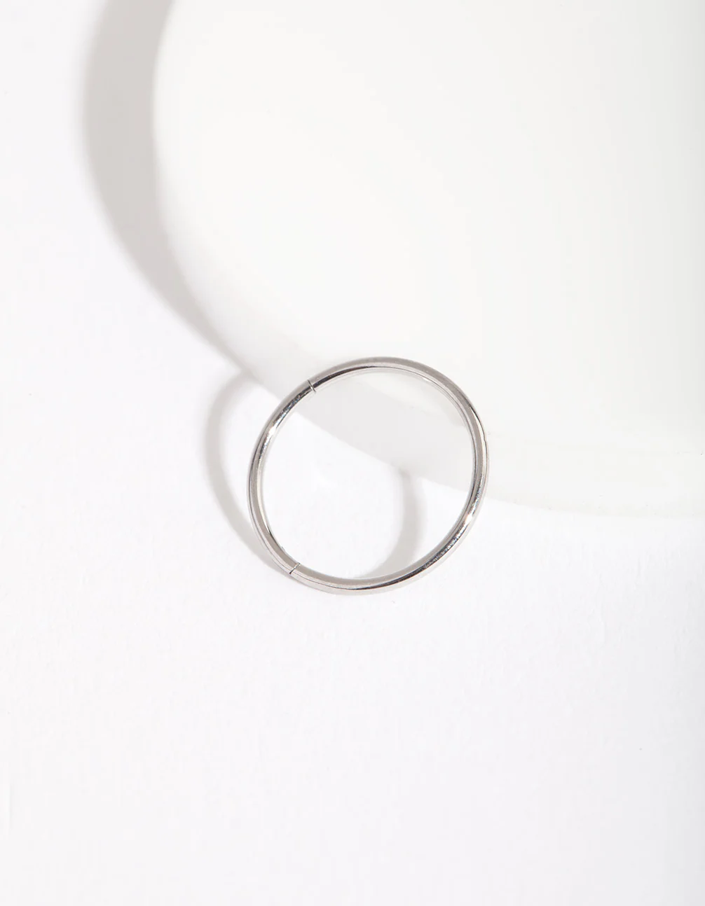 Surgical Steel Fine Clicker Earring 10 mm