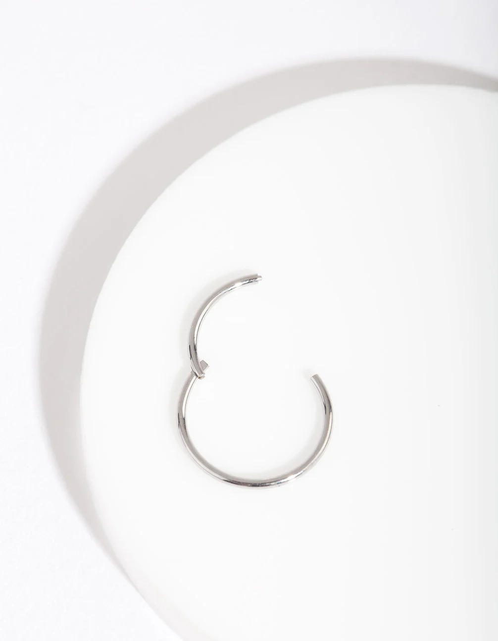 Surgical Steel Fine Clicker Earring 10 mm - Image 3