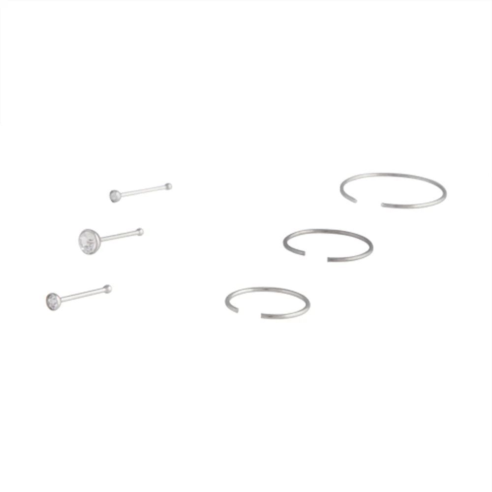 Silver Fine Graduating Nose 6-Pack - Image 2