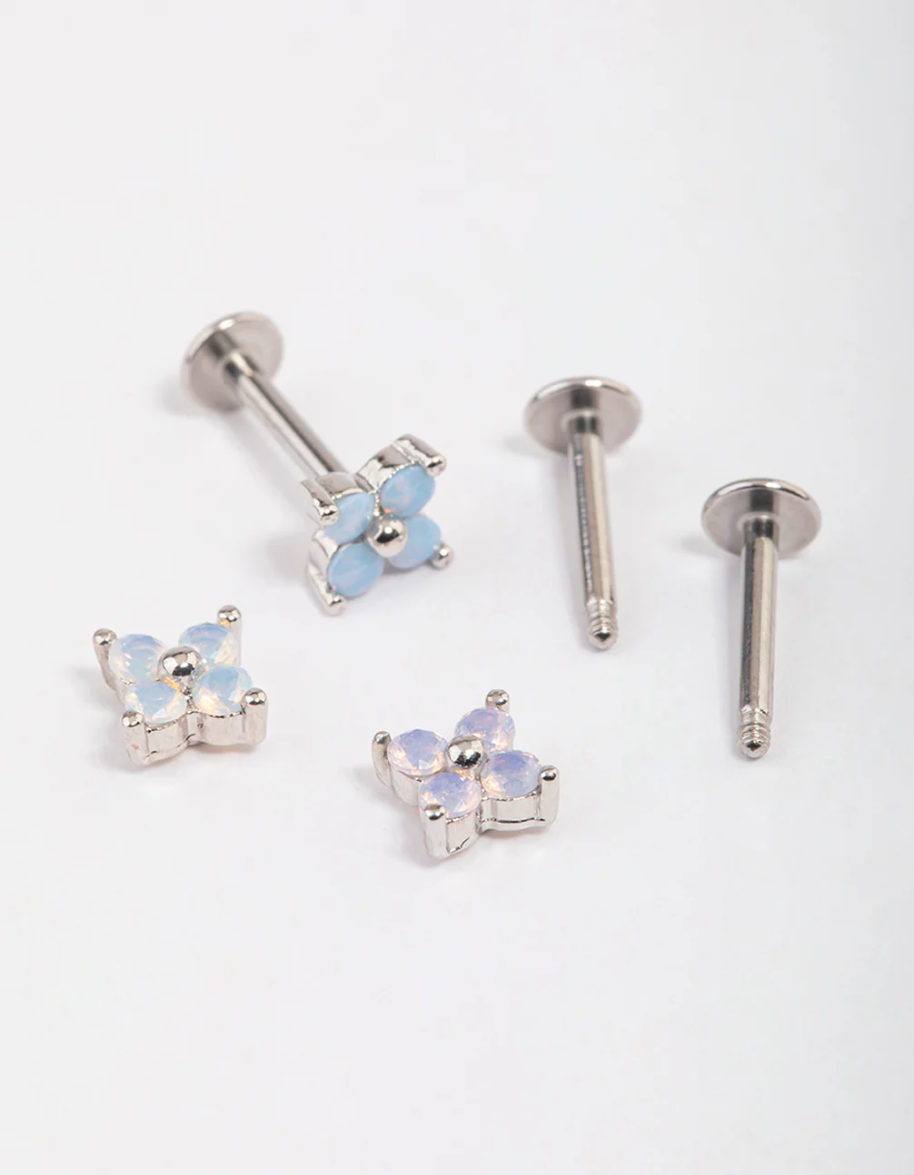 Surgical Steel Flower Flat Back Pack - Image 3