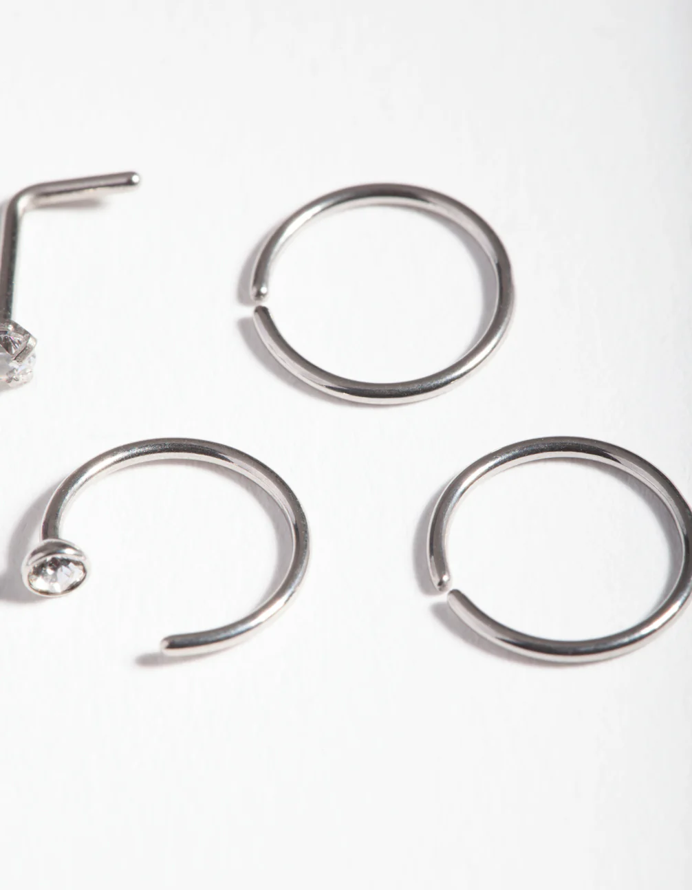 Pastel Surgical Steel Nose Stud Hoop 6-Pack - Image 3