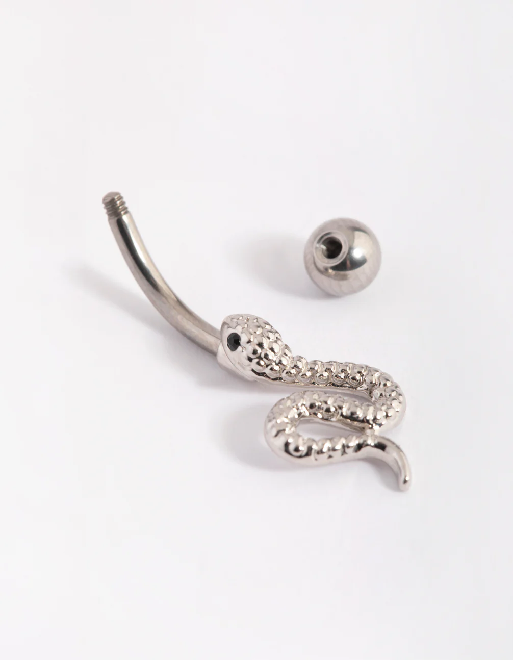 Surgical Steel Serpent Belly Bar - Image 3