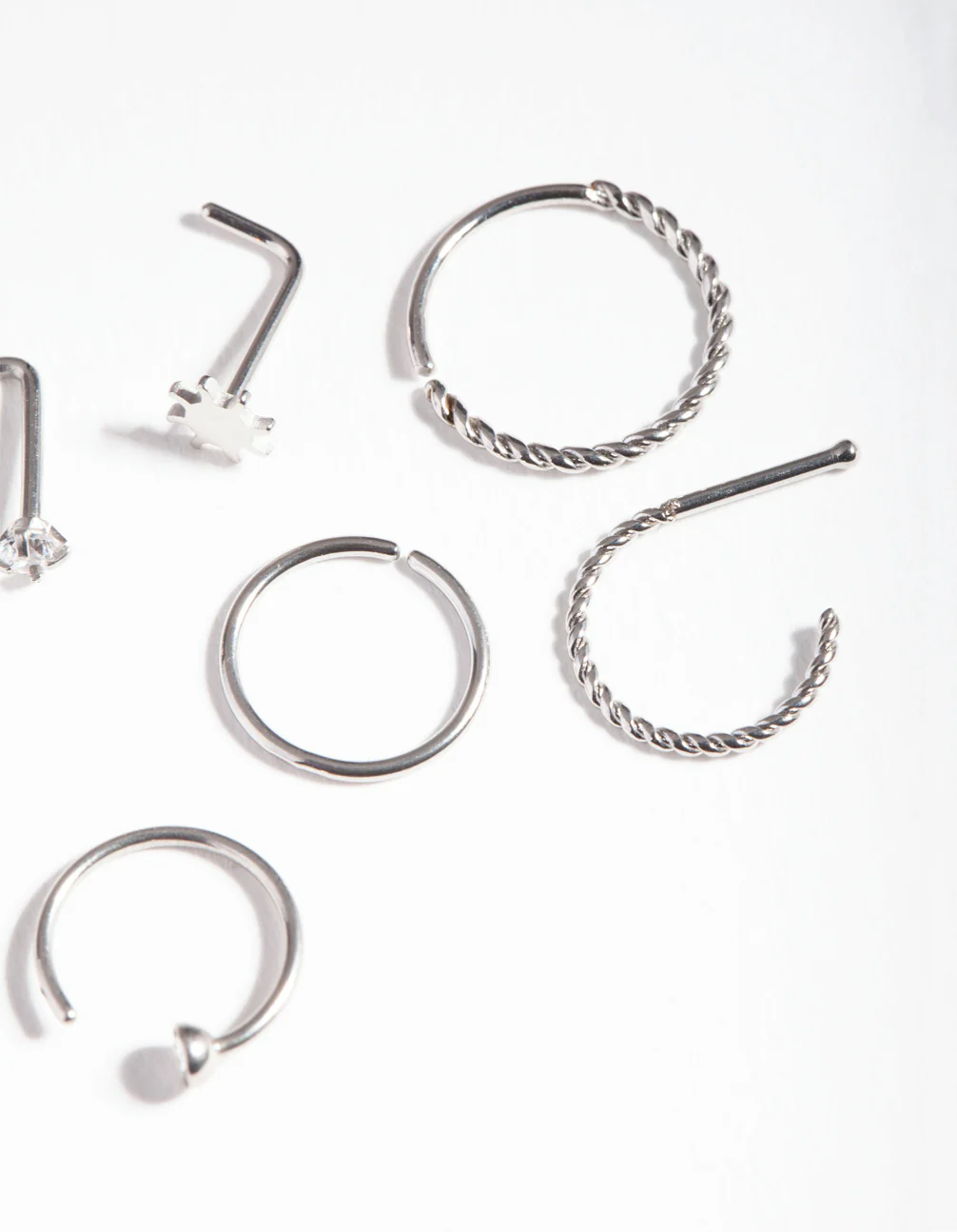 Surgical Steel Sun Twist Nose Jewellery 6-Pack - Image 3