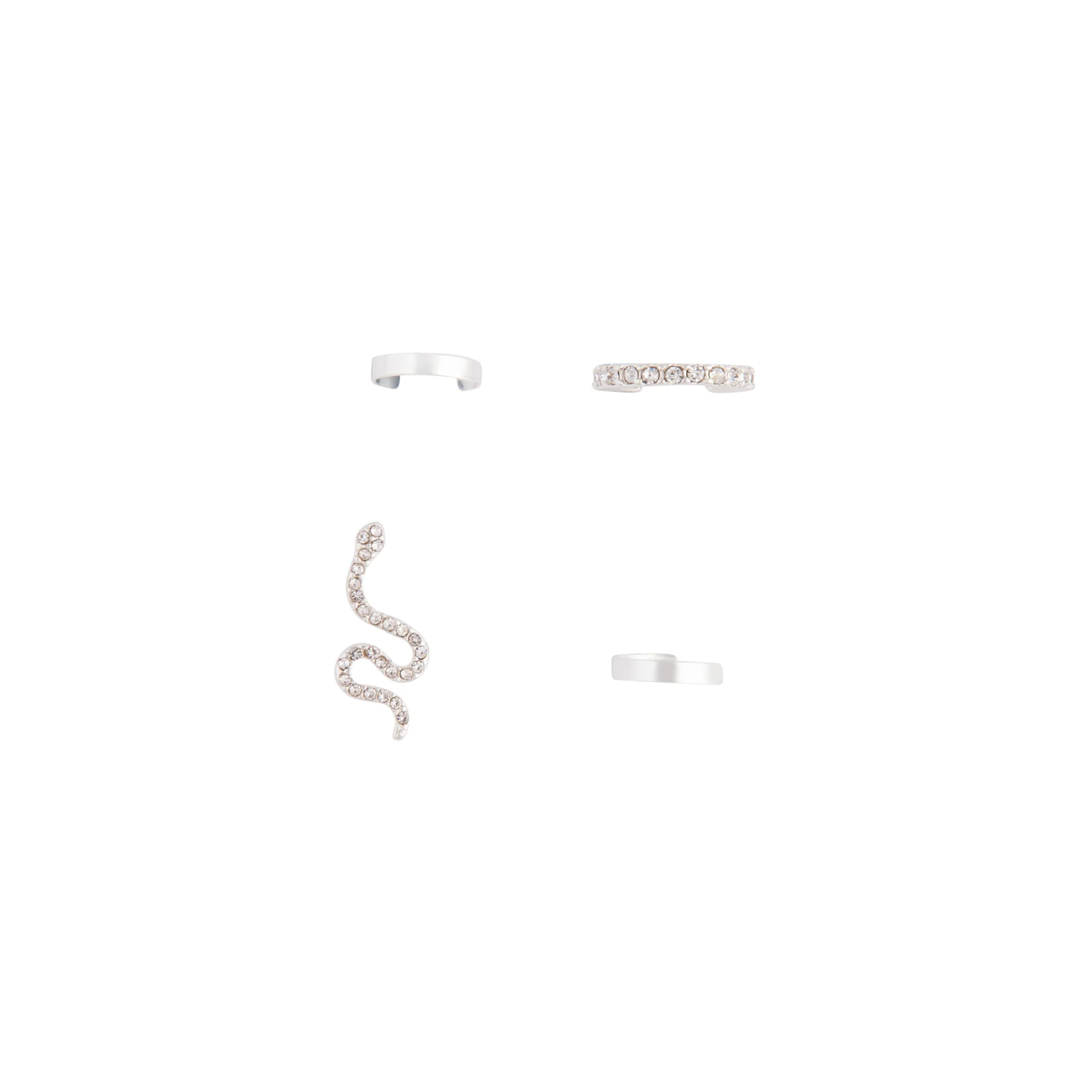 Silver Snake Stud & Cuff Pack - Image 2