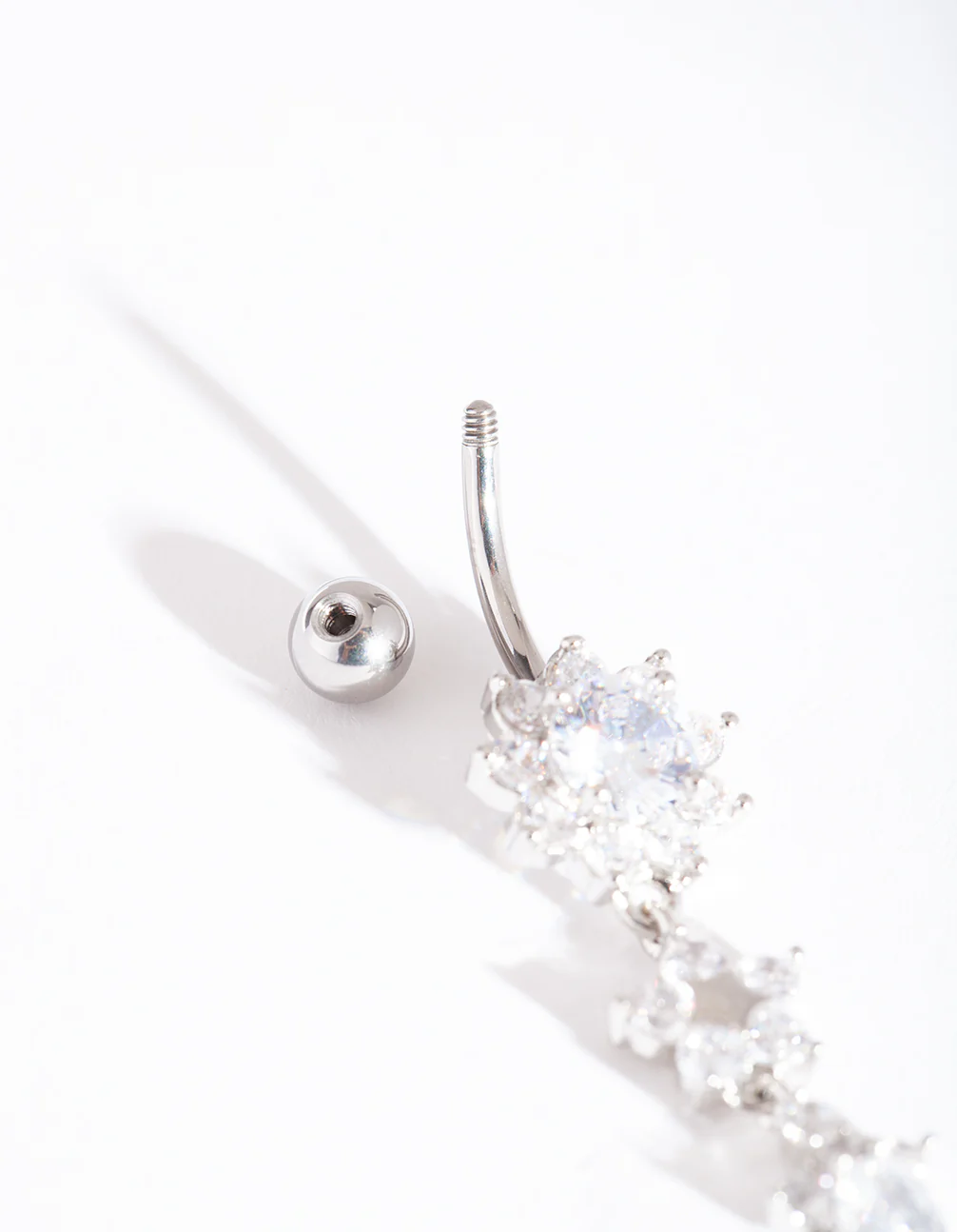 Titanium Multi Flower Belly Bar - Image 3