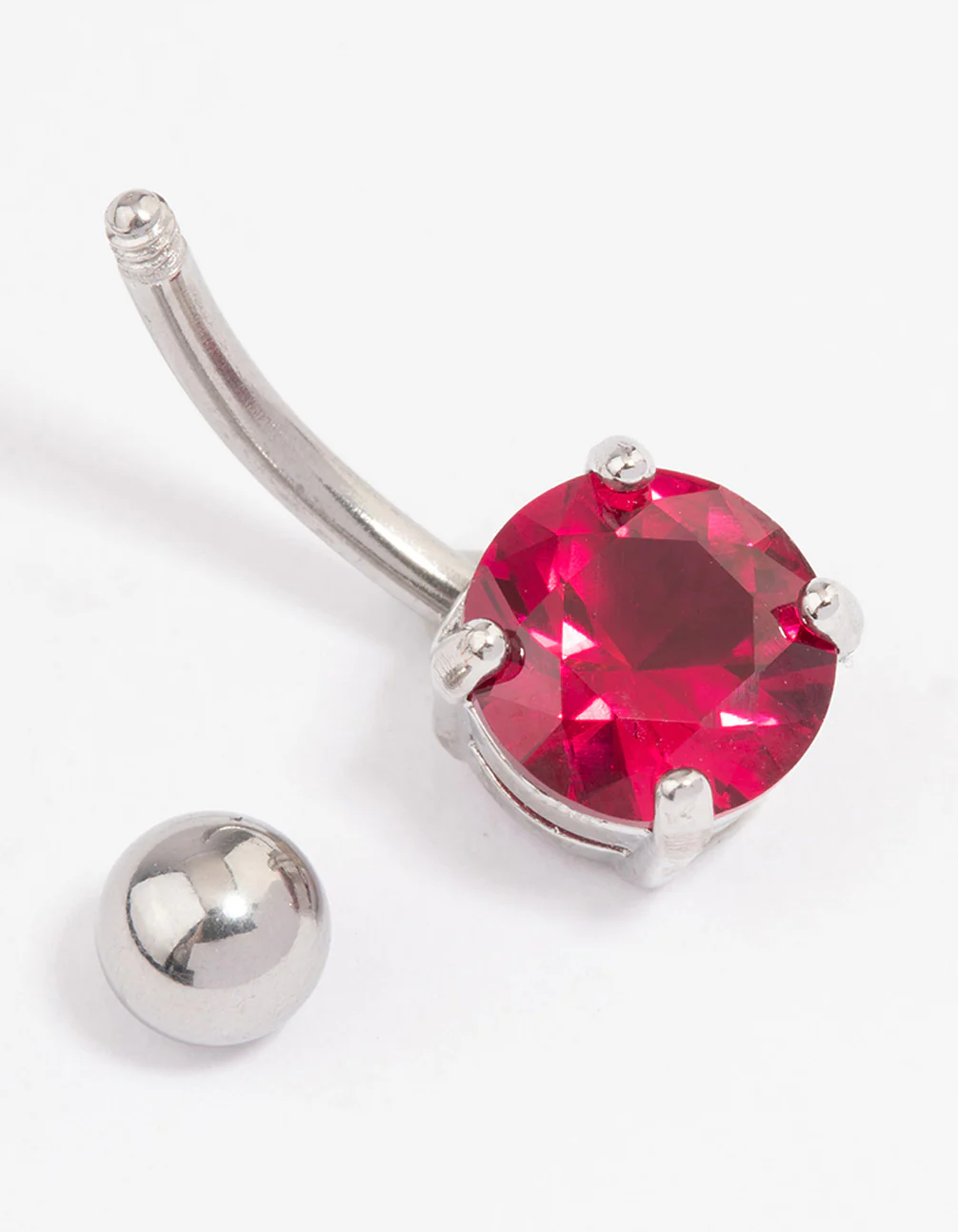 Surgical Steel Classic Claw Belly Ring - Image 2