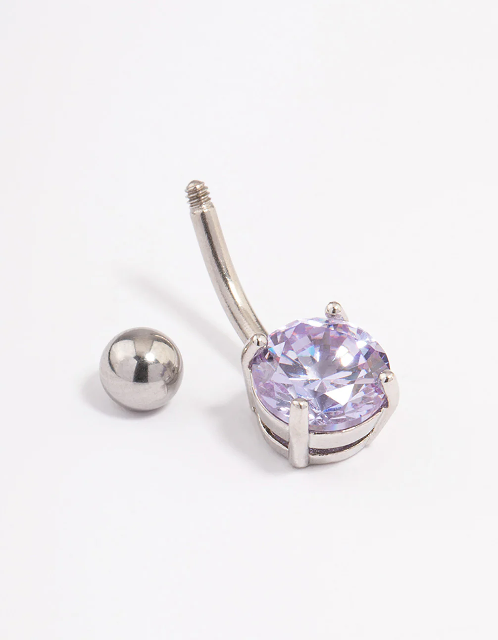 Surgical Steel Classic Claw Belly Ring - Image 2