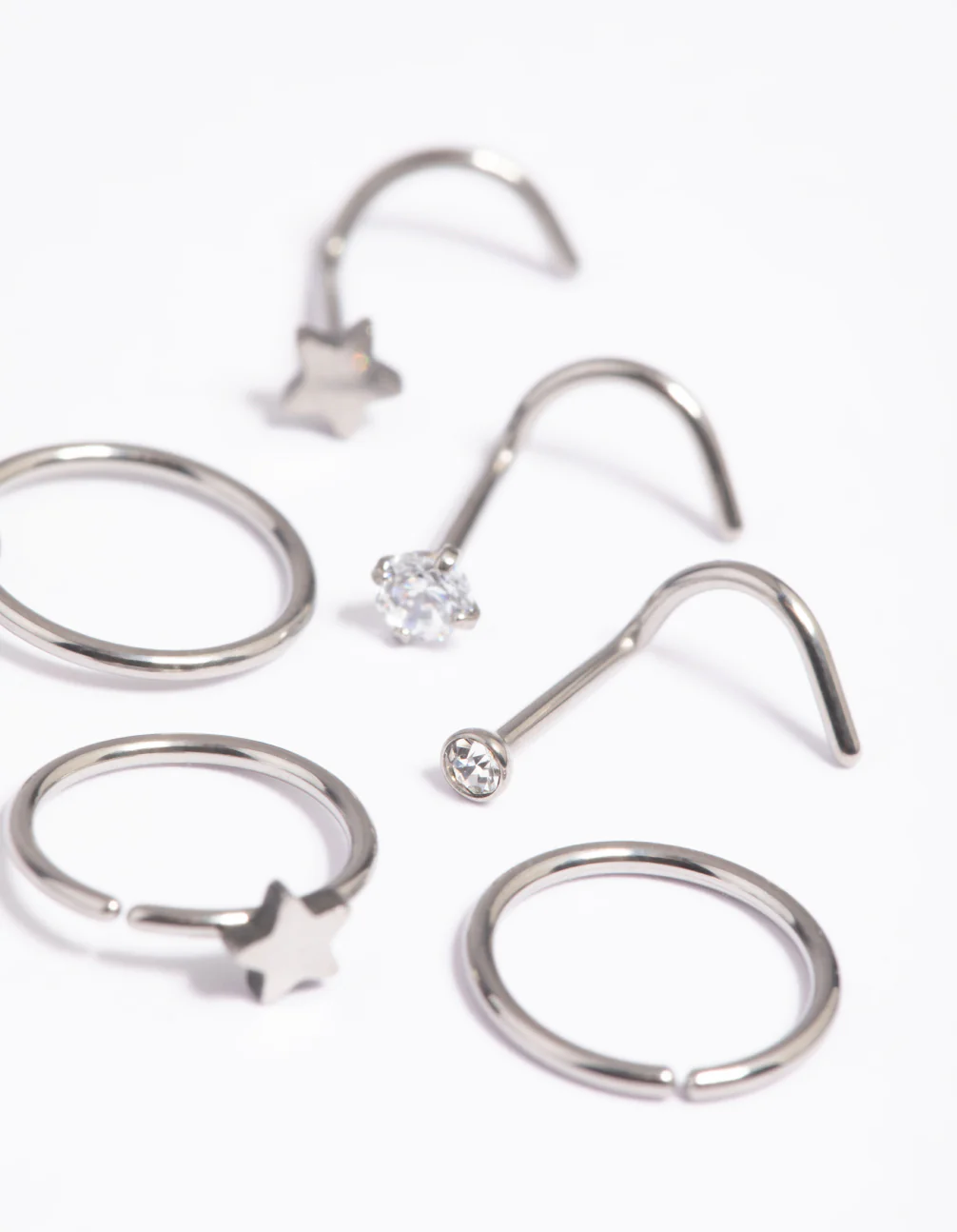Titanium Star Nose Studs - Image 2