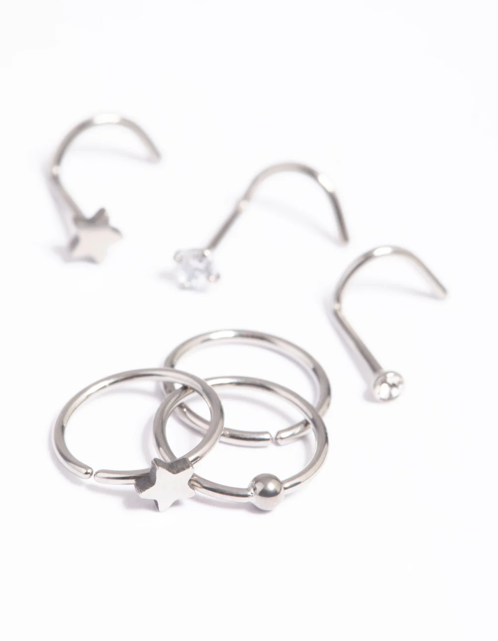 Titanium Star Nose Studs - Image 3