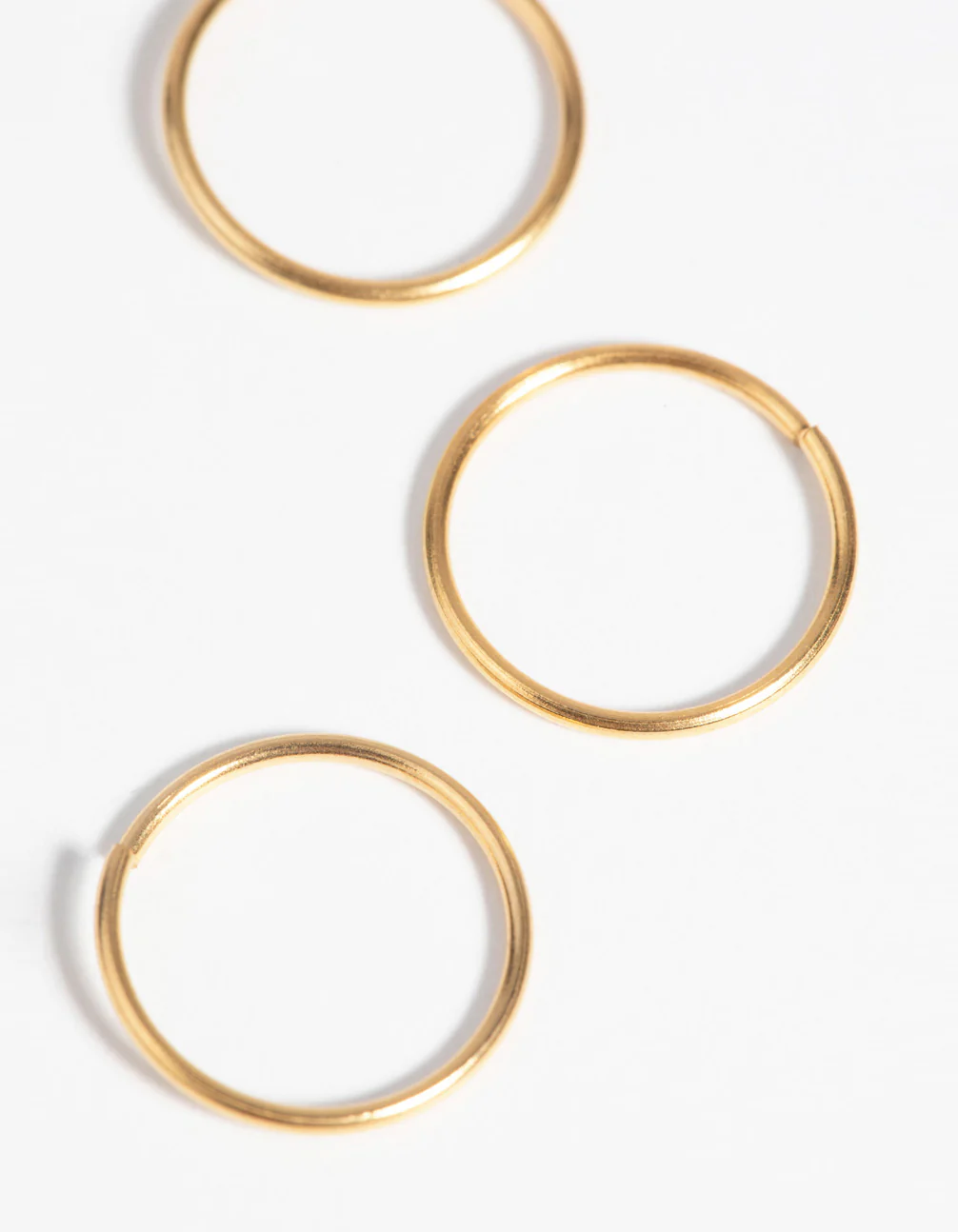 Gold-Plated Surgical Steel Nose Ring 4-Pack - Image 2