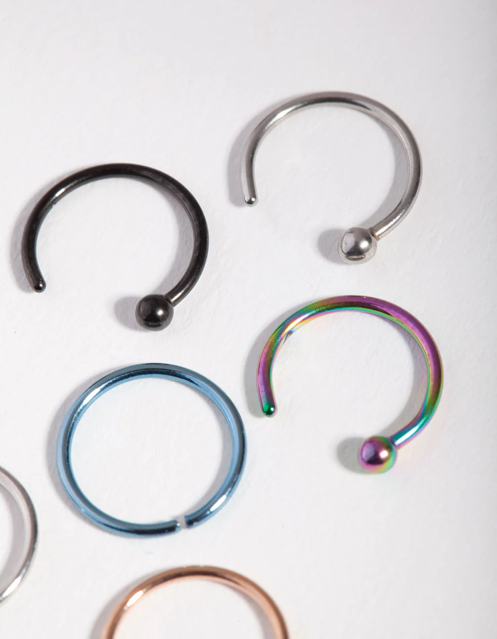 Open Ball Nose Ring 6-Pack - Image 2