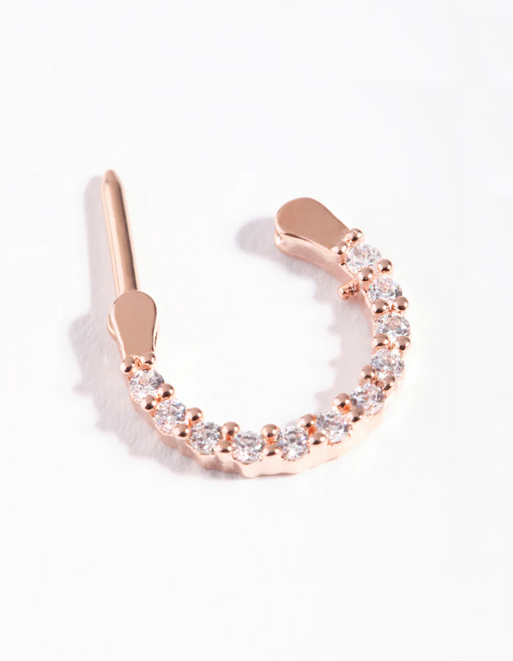Surgical Steel Cubic Zirconia Septum Clicker - Image 2