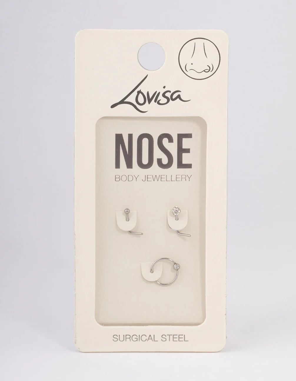 Surgical Steel Pave Ball Nose Stud Pack - Image 3