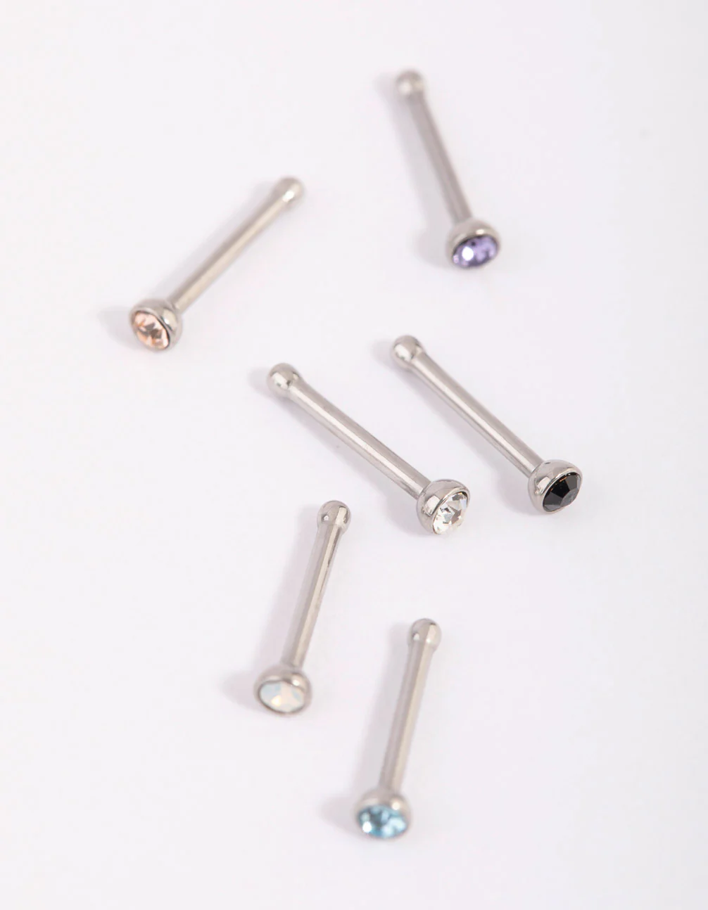 Surgical Steel Frosty Nose Studs - Image 2