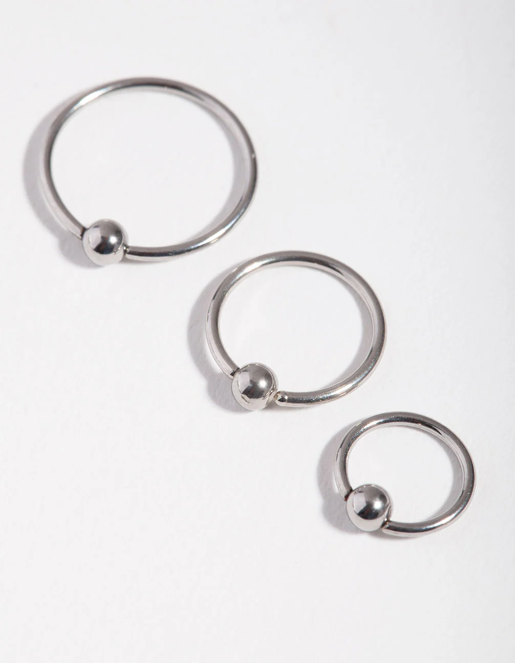 Surgical Steel Ball Nose Ring Pack - Image 2