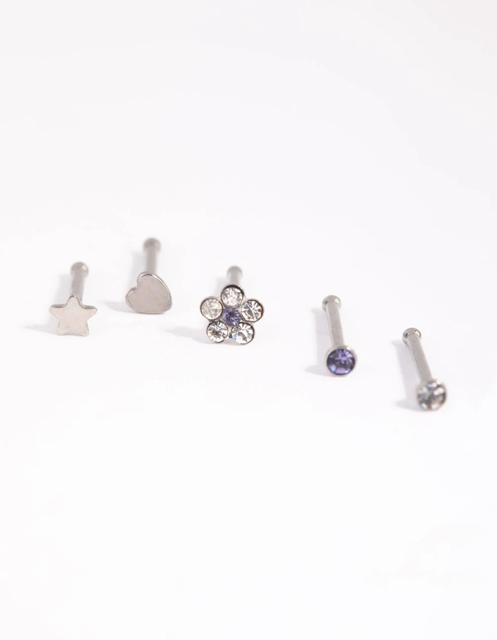 Surgical Steel Mixed Daisy Nose Studs - Image 3